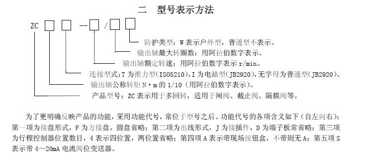 zc45-18/20閥門電動(dòng)裝置說(shuō)明書、接線圖